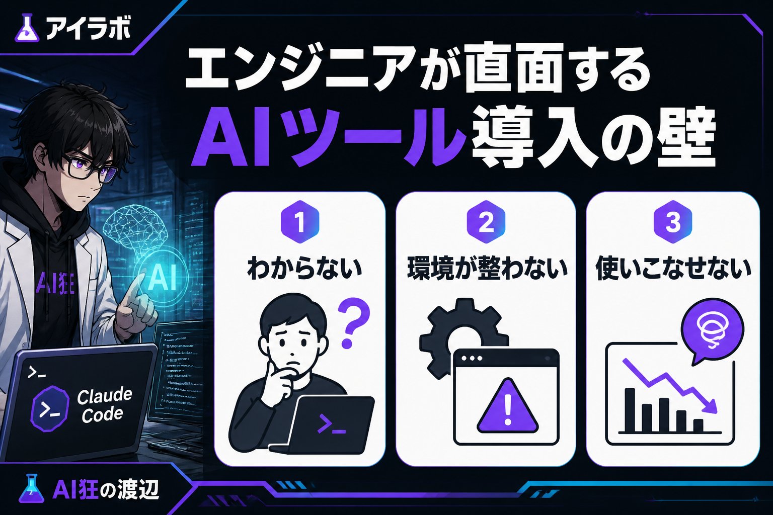 AI活用 エンジニアが直面するAIツール導入の壁