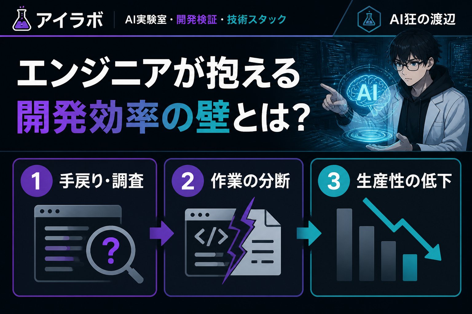 開発ツール エンジニアが抱える開発効率の壁とは？