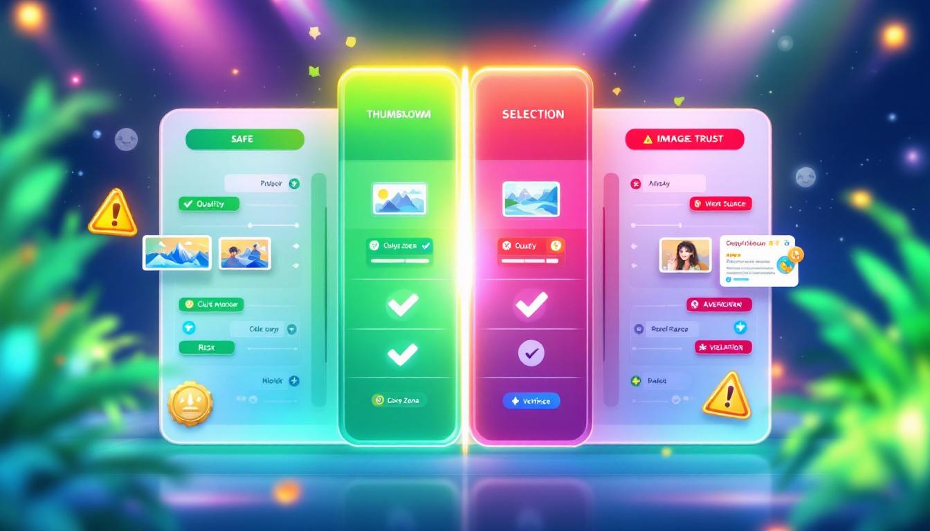 安全なサムネイル素材の選び方