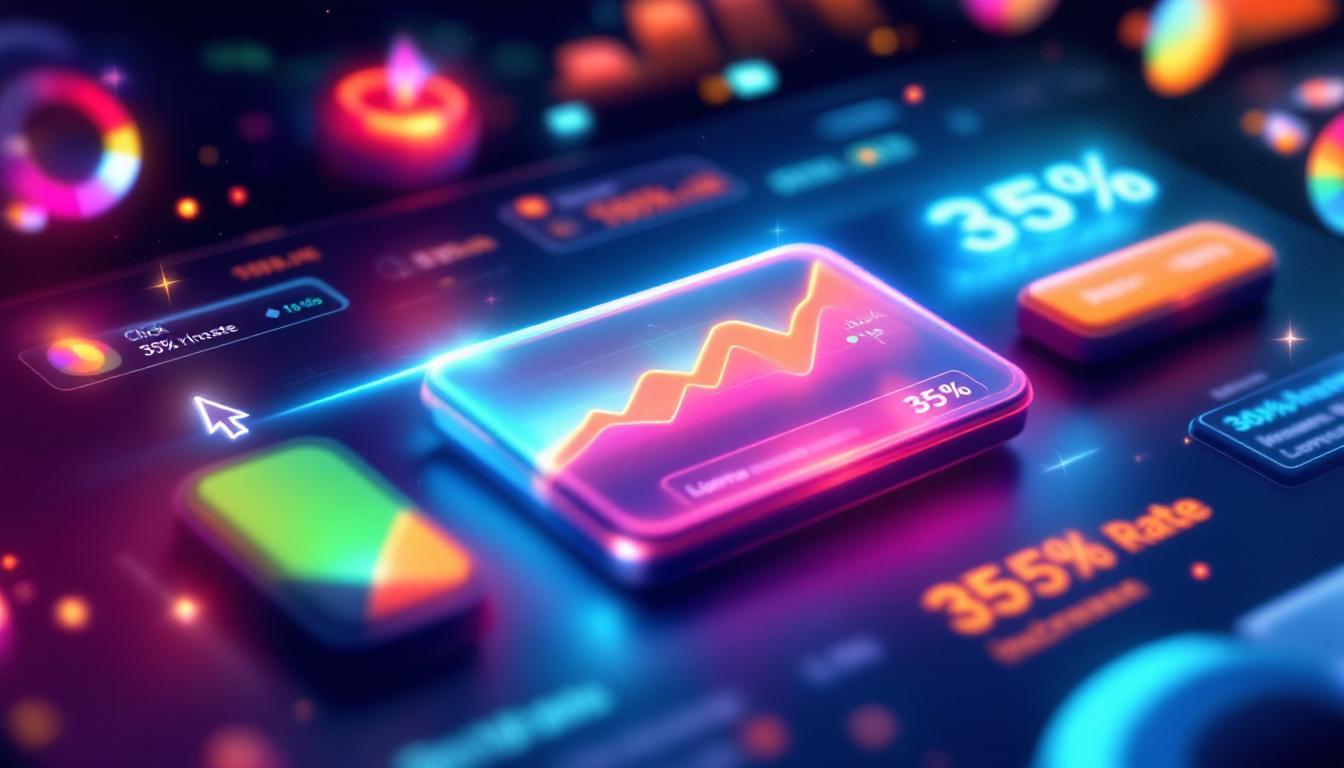 色のコントラストとクリック率の関係