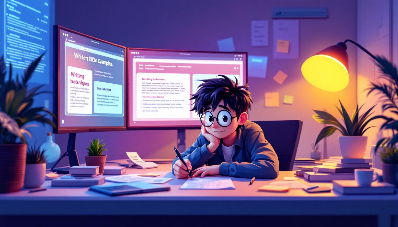 英語タイトルの具体的な付け方テクニック