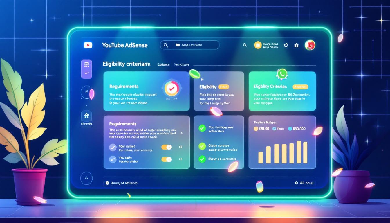 YouTube AdSense連携の申請条件