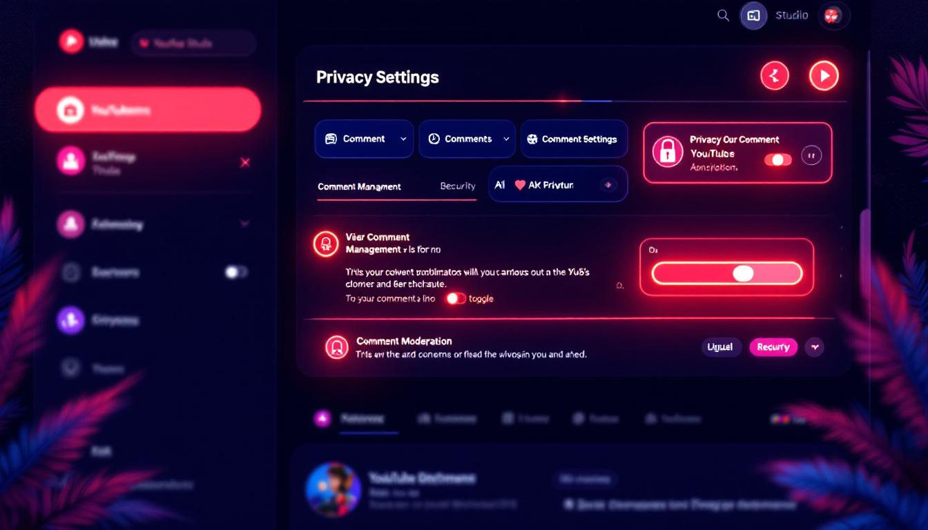 YouTubeコメント非公開の設定方法