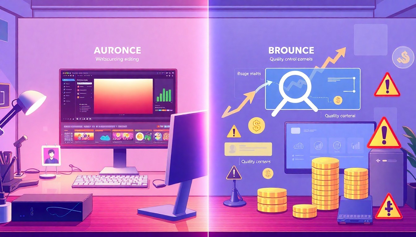 YouTube編集外注のメリットとデメリット