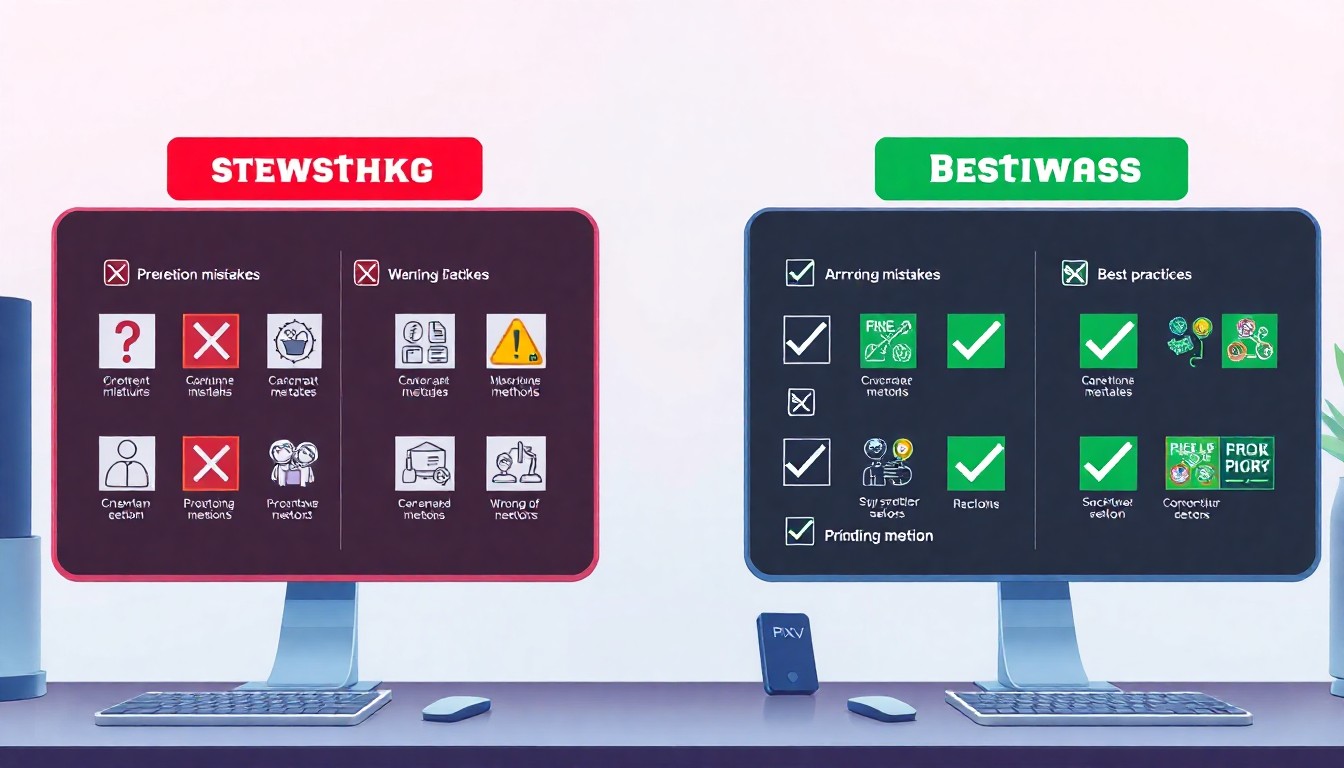 よくある間違いと対策