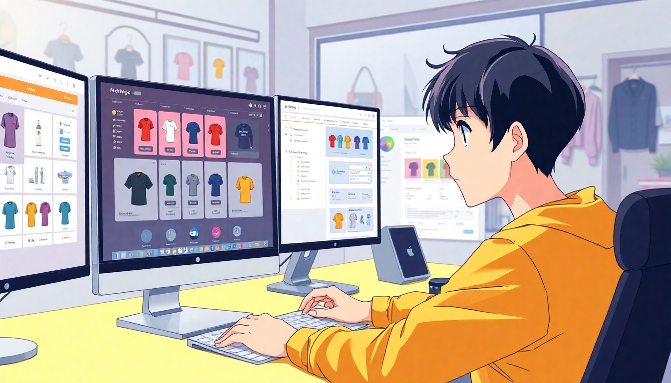 グッズ制作・販売プラットフォームの選択と設定