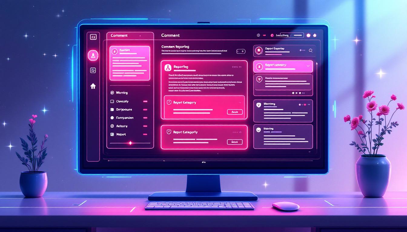 コメント通報の具体的な手順