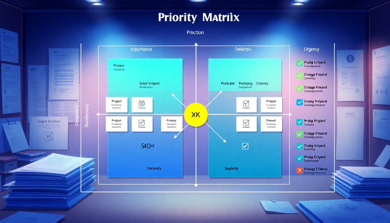 企画の優先順位付けと選定基準