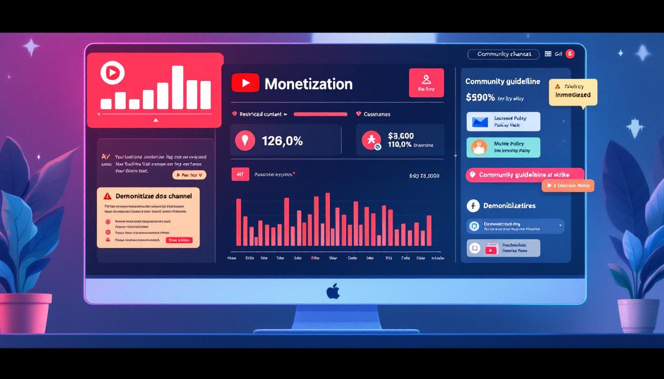 収益化停止される具体的な理由