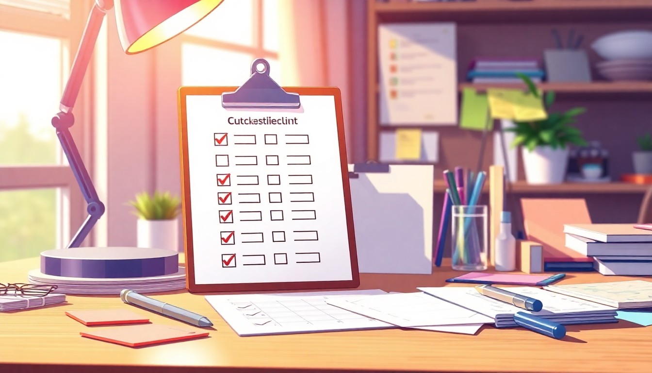 当日朝の最終チェック項目