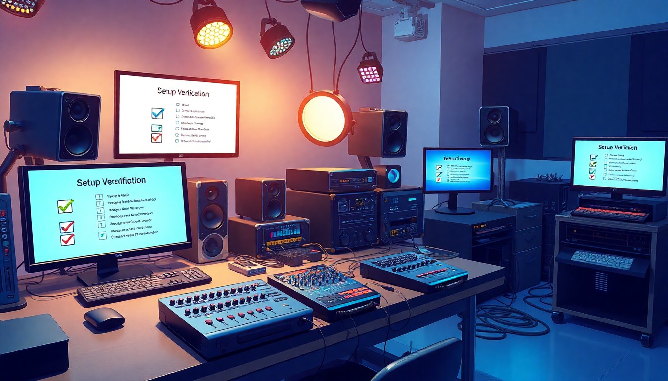 機材・技術面の準備チェックリスト