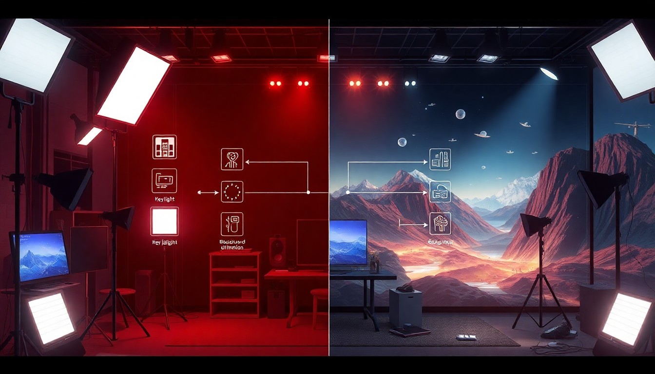 照明と背景の連携テクニック