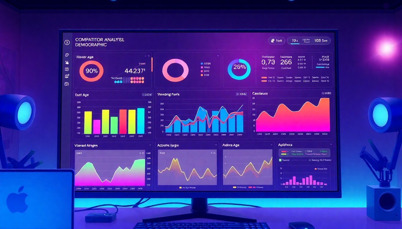 競合チャンネルの年齢層分析手法