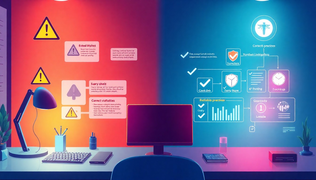 AI活用時の注意点と落とし穴