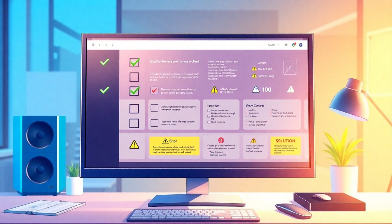 エラー回避と品質確保のチェックポイント