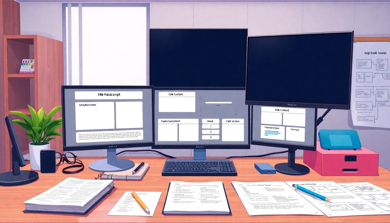 ライフハック動画に特化した台本構成テンプレート