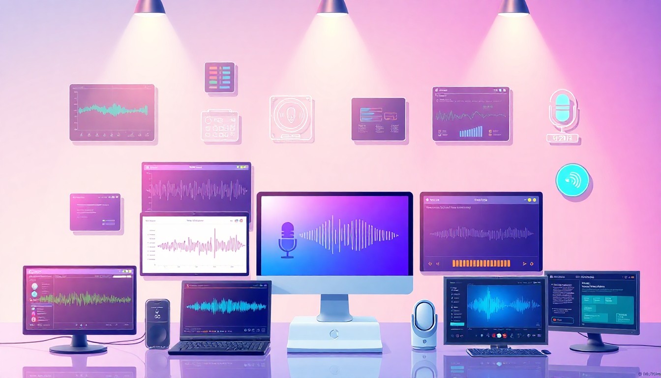 主要なAI音声合成ソフトとその特徴