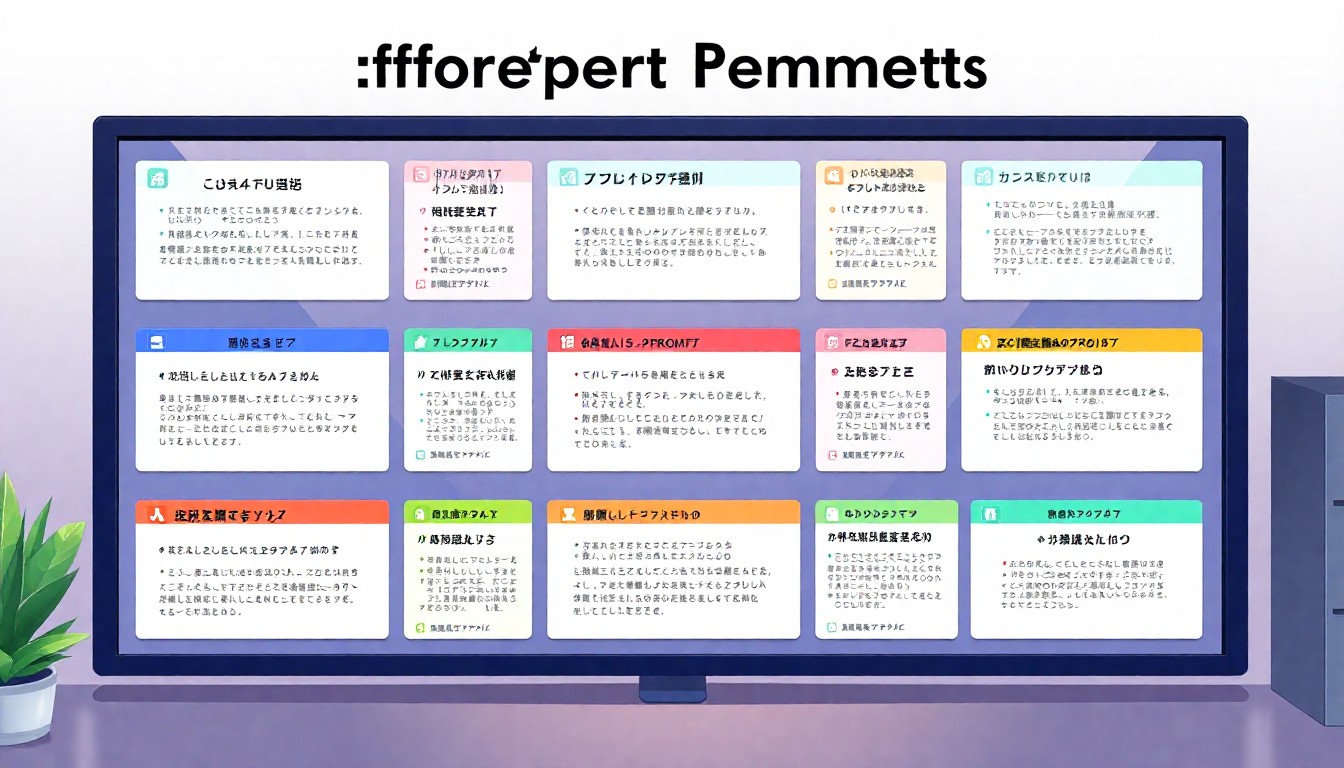 効果的なプロンプトテンプレート集