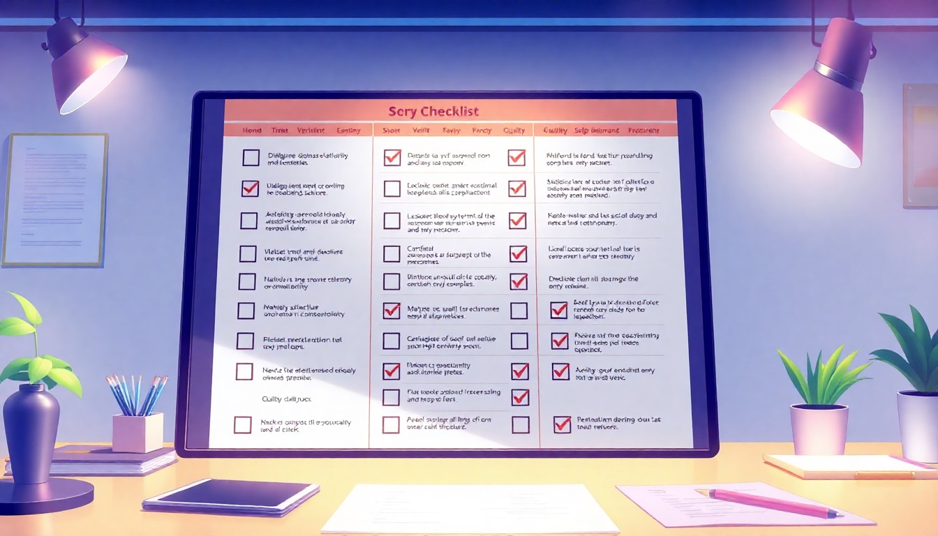 台本品質向上のためのチェックポイント