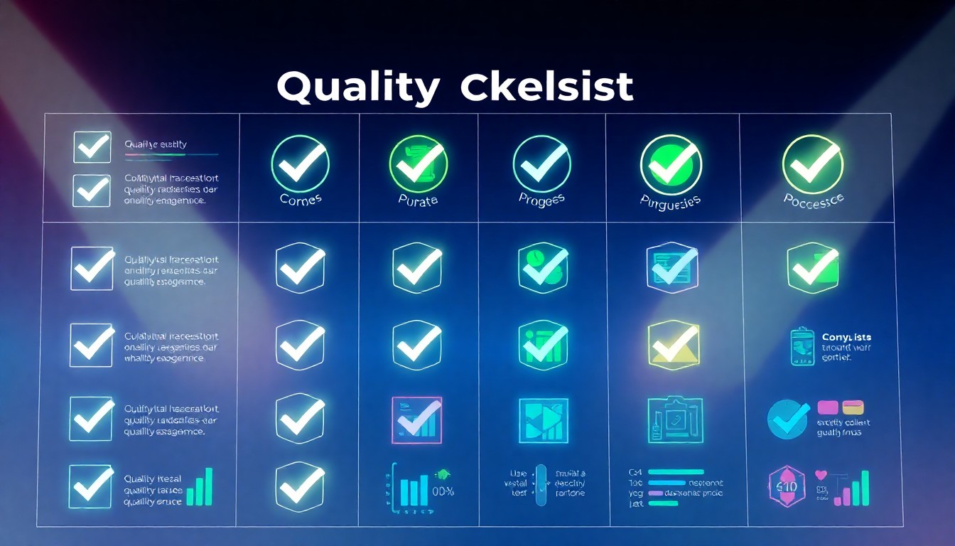 品質向上のためのチェックポイント