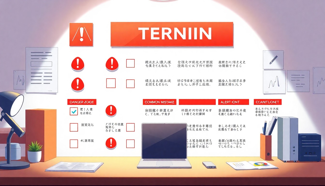 注意すべきポイントと落とし穴