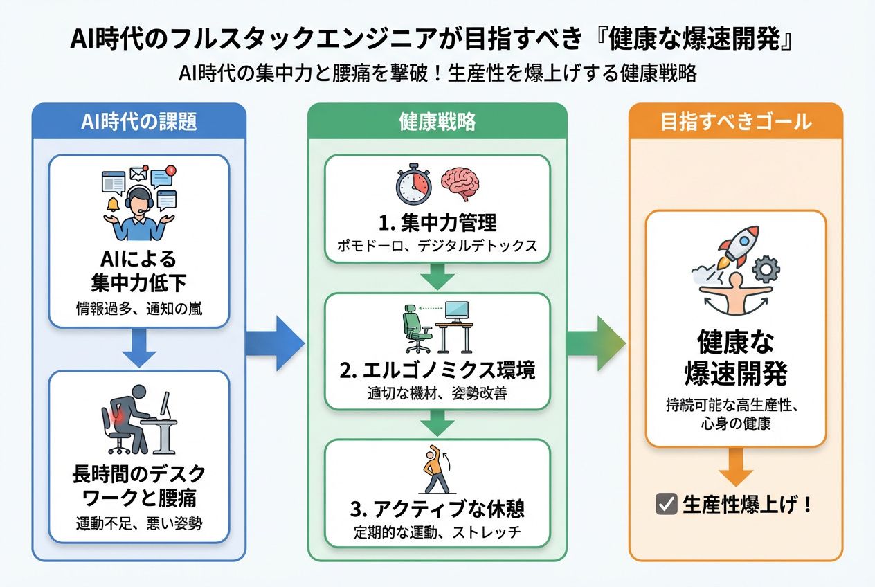 エンジニアの健康 AI時代のフルスタックエンジニアが目指すべき「健康な爆速開発」