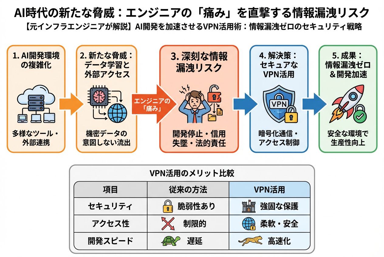 AI活用 AI時代の新たな脅威：エンジニアの「痛み」を直撃する情報漏洩リスク