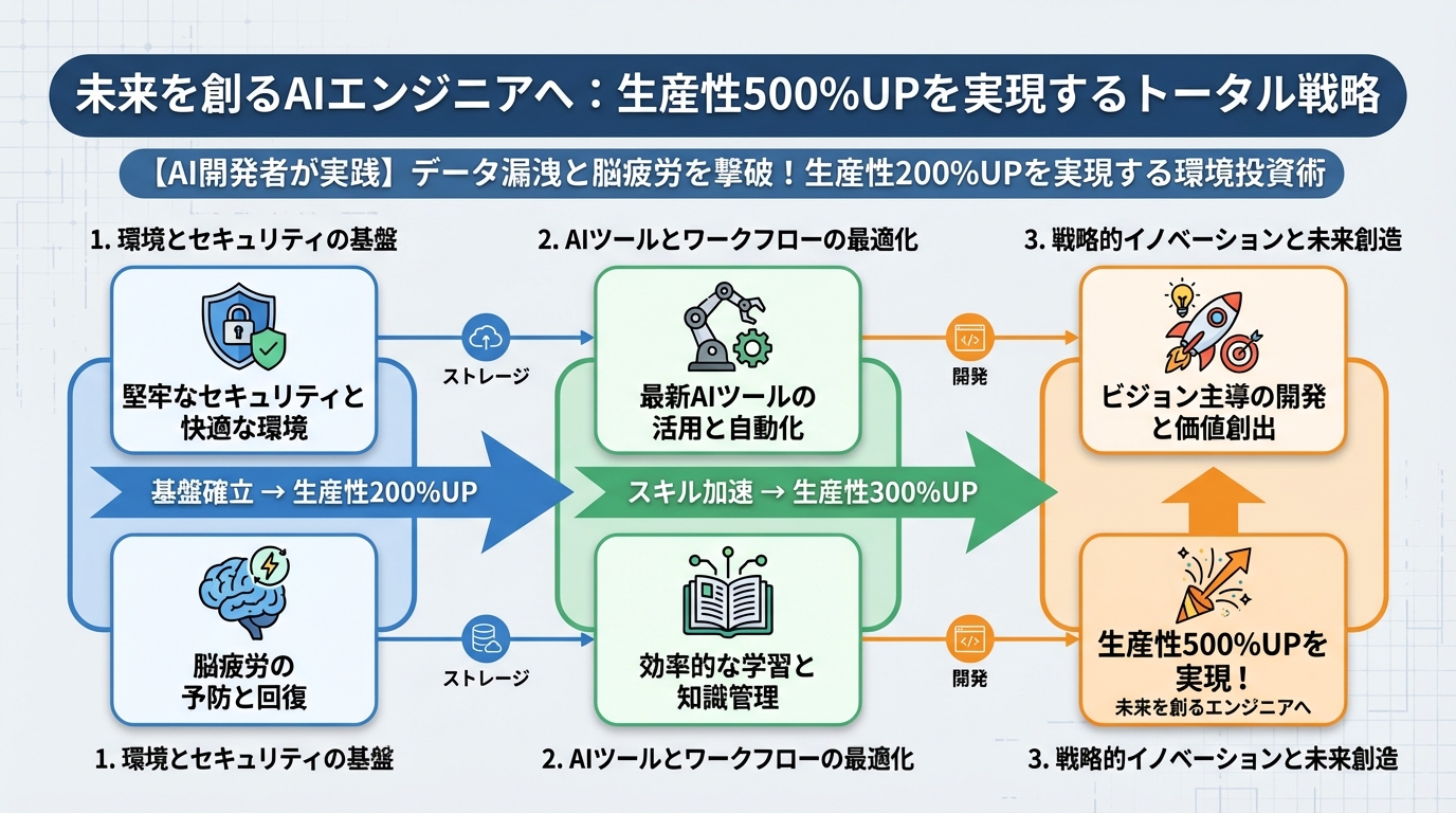 AI活用 未来を創るAIエンジニアへ:生産性500%UPを実現するトータル戦略