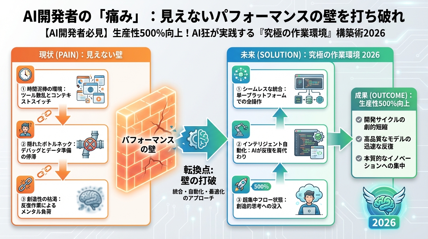 AI活用 AI開発者の「痛み」：見えないパフォーマンスの壁を打ち破れ