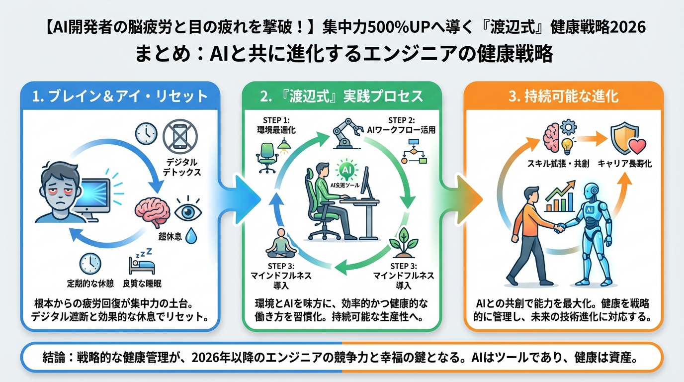 エンジニアの健康 まとめ：AIと共に進化するエンジニアの健康戦略