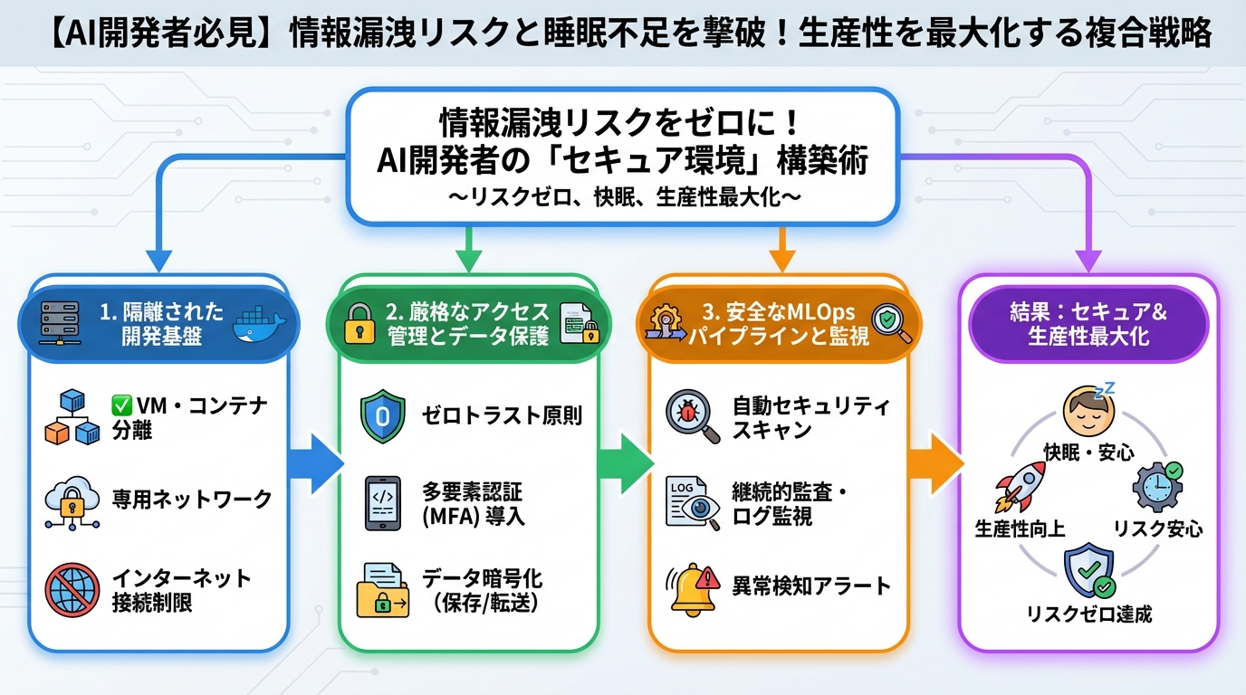 AI活用 情報漏洩リスクをゼロに！AI開発者の「セキュア環境」構築術