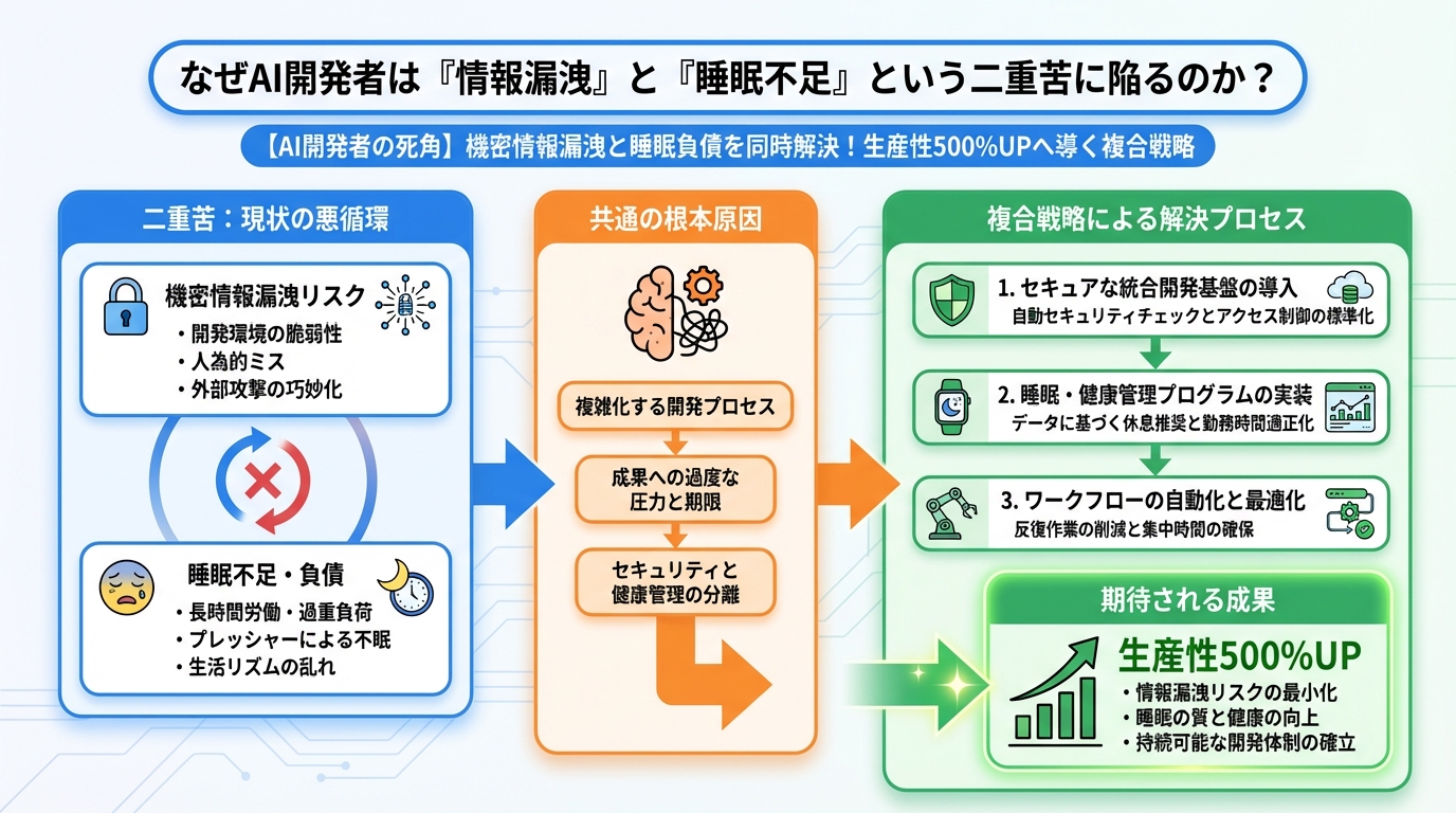 プログラミング なぜAI開発者は「情報漏洩」と「睡眠不足」という二重苦に陥るのか？