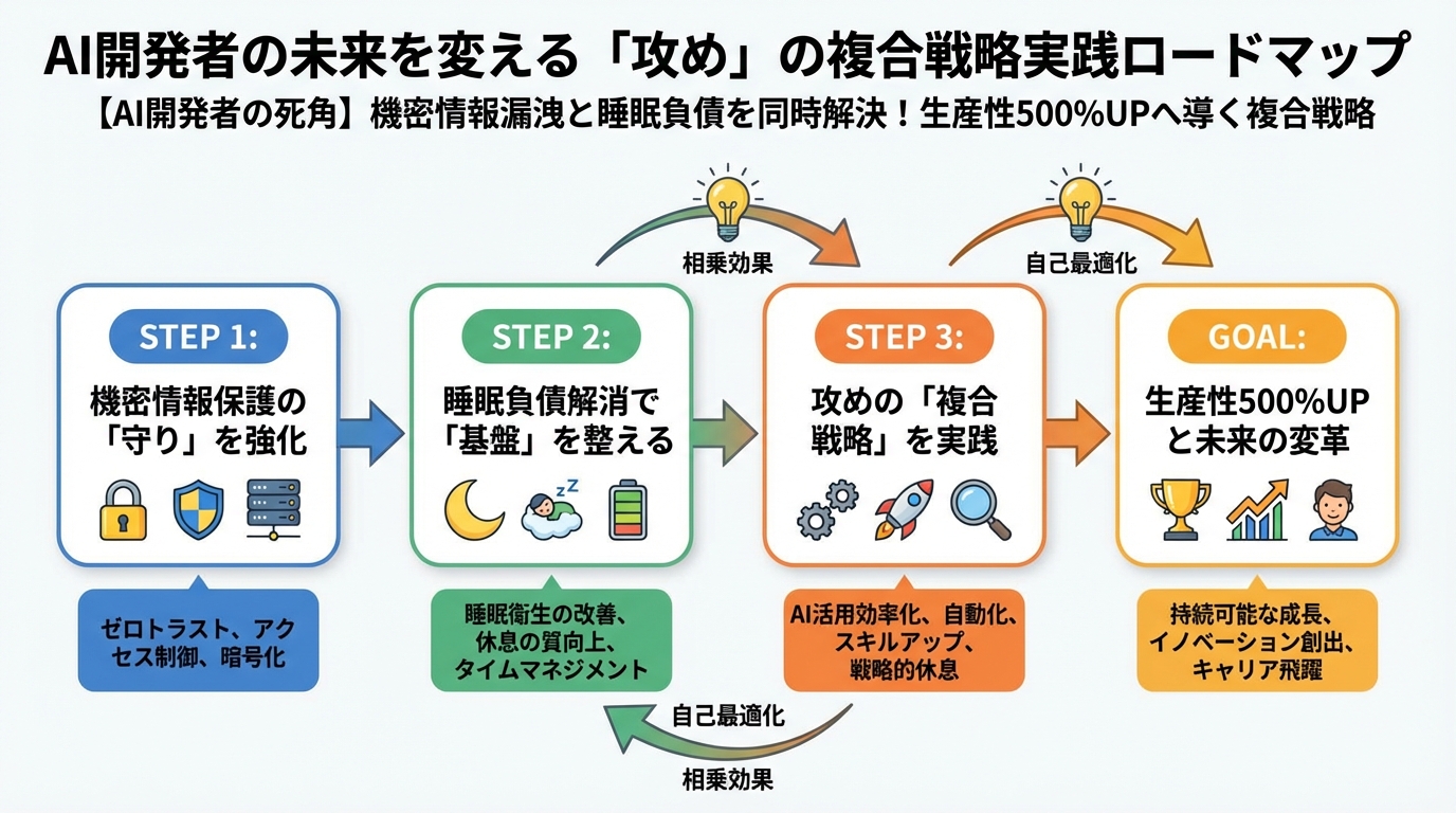 プログラミング AI開発者の未来を変える「攻め」の複合戦略実践ロードマップ