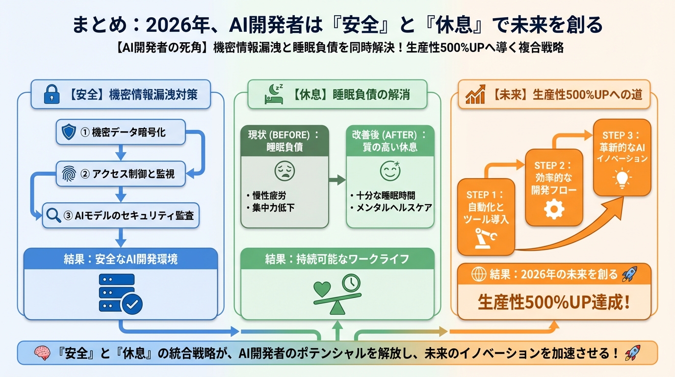 プログラミング まとめ：2026年、AI開発者は「安全」と「休息」で未来を創る