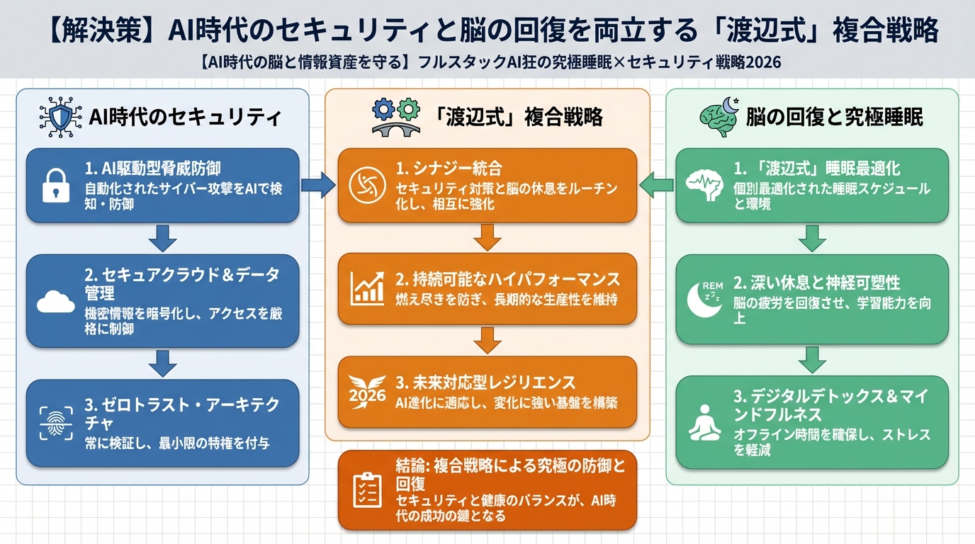 プログラミング 【解決策】AI時代のセキュリティと脳の回復を両立する「渡辺式」複合戦略