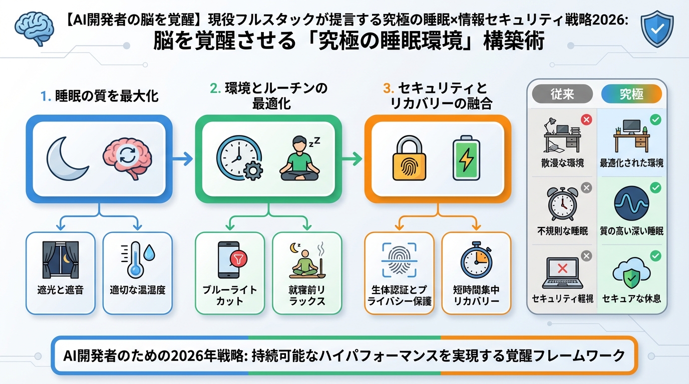 開発ツール 脳を覚醒させる「究極の睡眠環境」構築術