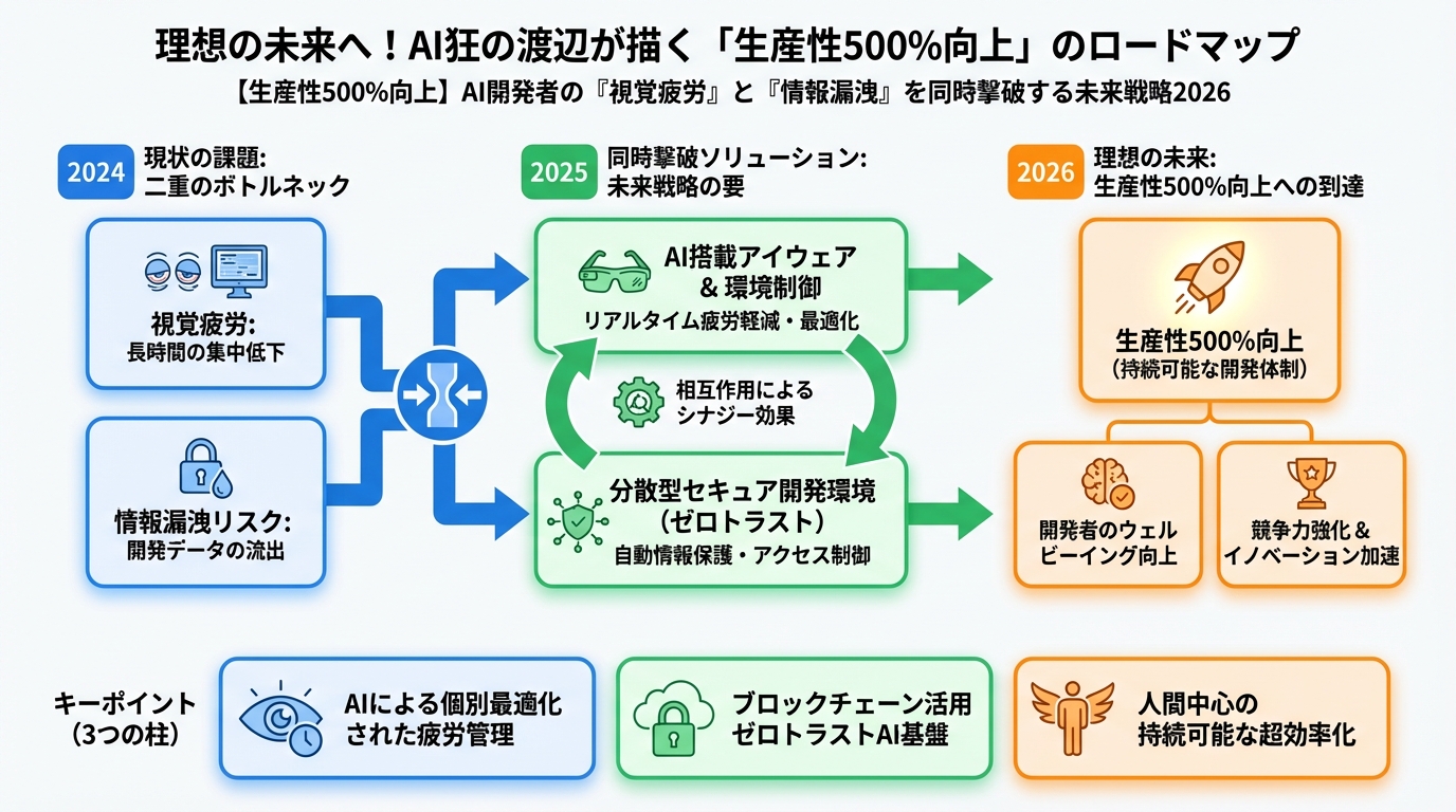 プログラミング 理想の未来へ!AI狂の渡辺が描く「生産性500%向上」のロードマップ