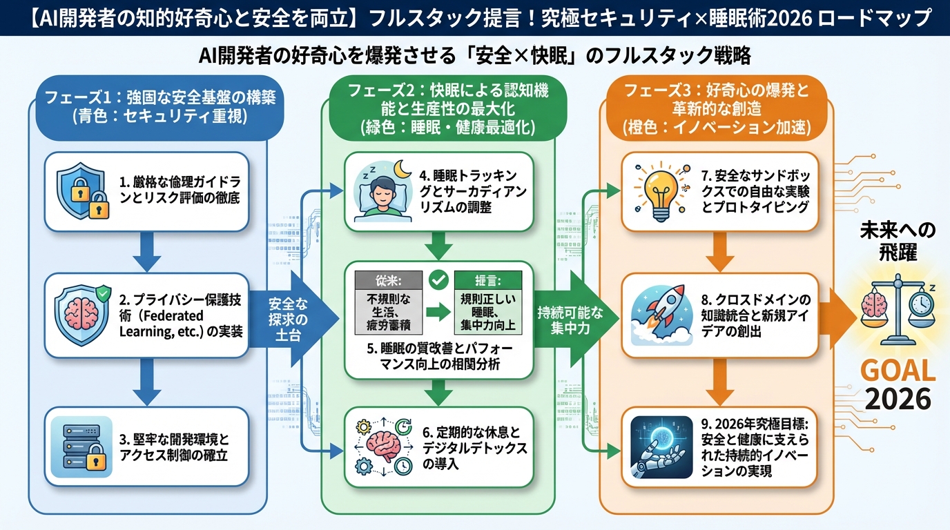 開発ツール AI開発者の好奇心を爆発させる「安全×快眠」のフルスタック戦略ロードマップ