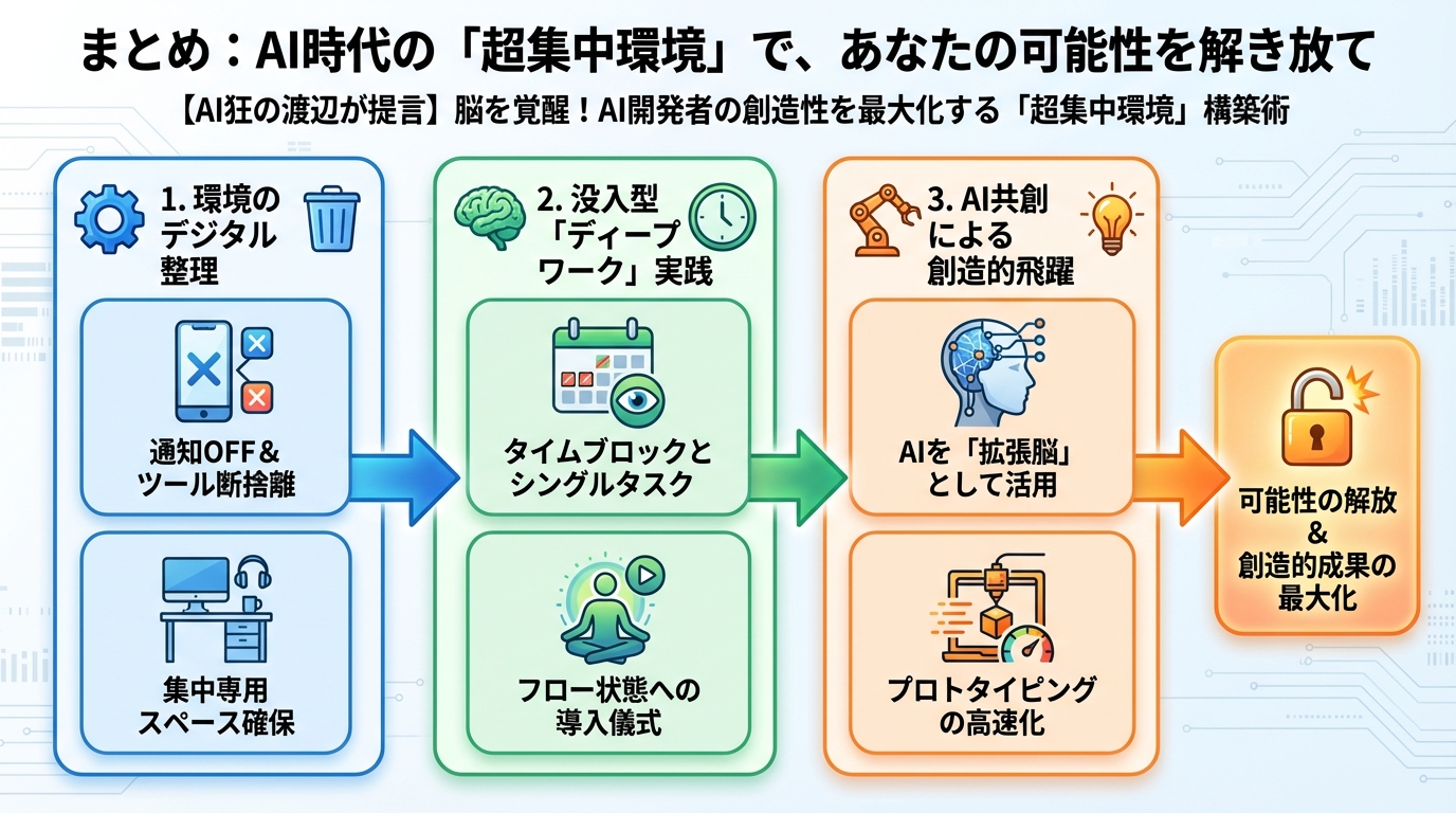 プログラミング まとめ:AI時代の「超集中環境」で、あなたの可能性を解き放て