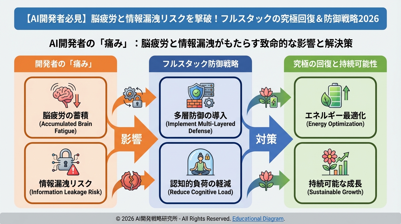 プログラミング AI開発者の「痛み」：脳疲労と情報漏洩がもたらす致命的な影響