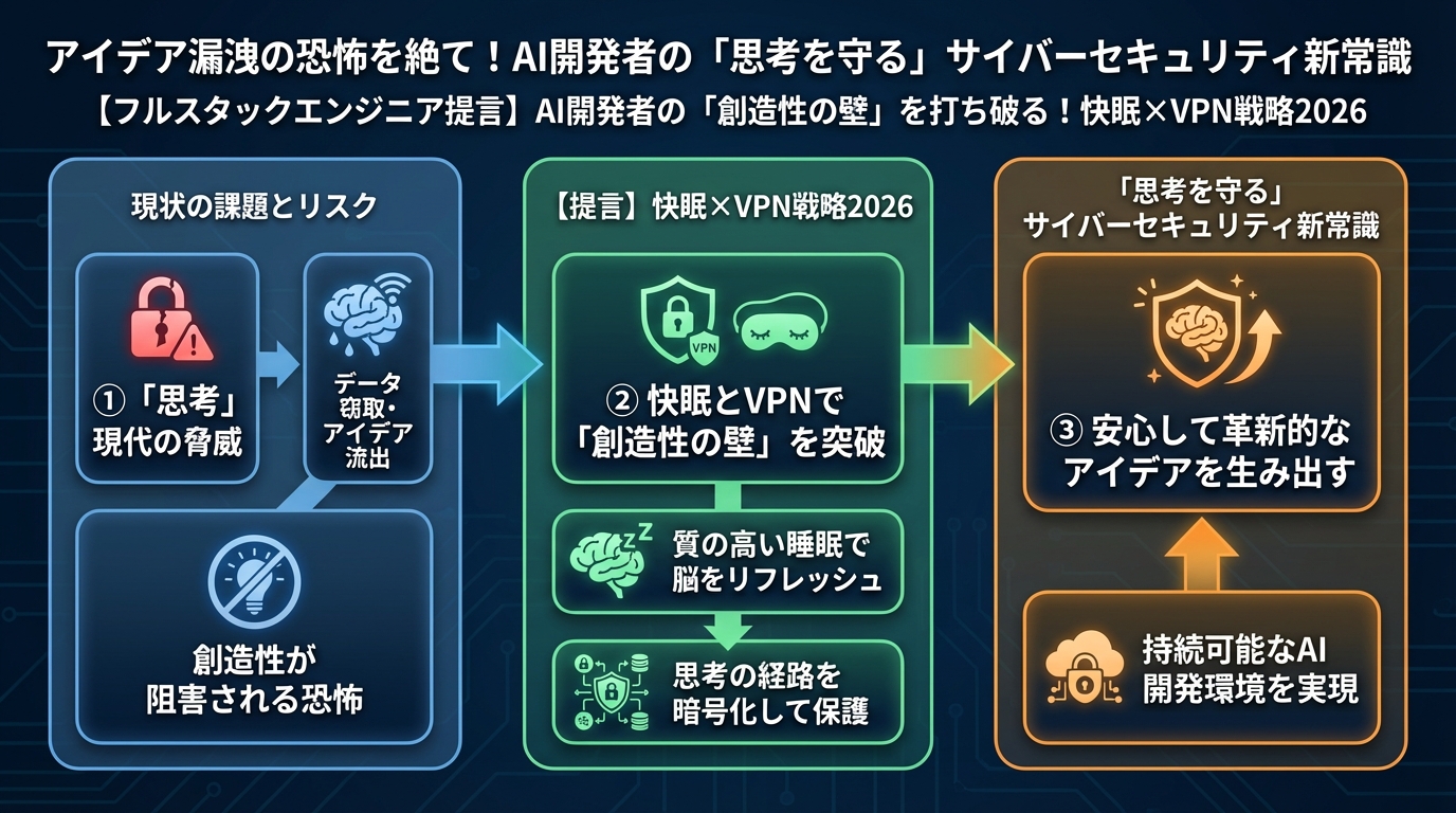 AI活用 アイデア漏洩の恐怖を絶て!AI開発者の「思考を守る」サイバーセキュリティ新常識