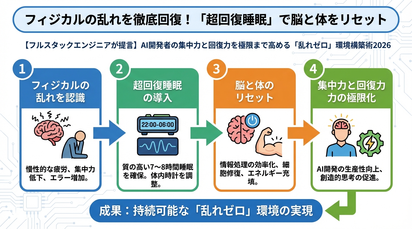 開発ツール フィジカルの乱れを徹底回復！「超回復睡眠」で脳と体をリセット