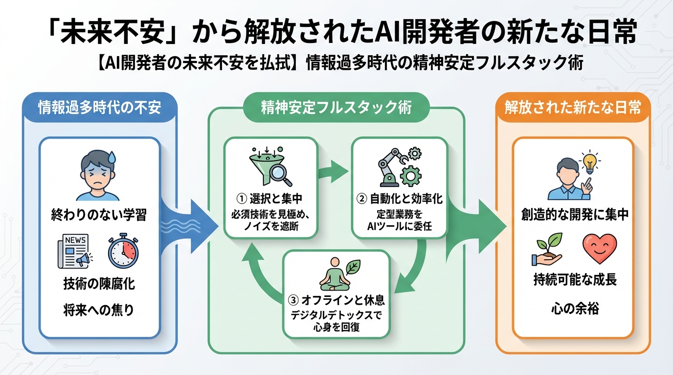 AI活用 「未来不安」から解放されたAI開発者の新たな日常