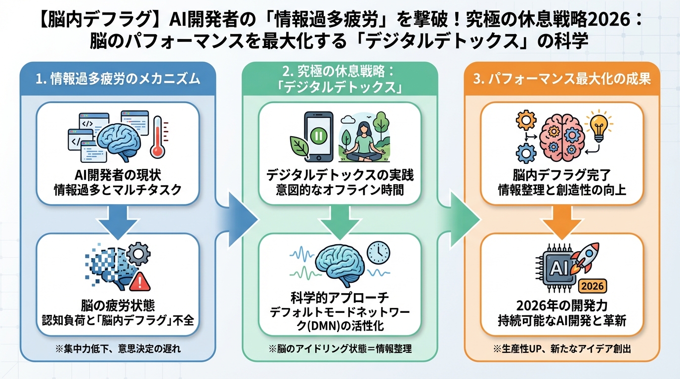 エンジニアの健康 脳のパフォーマンスを最大化する「デジタルデトックス」の科学