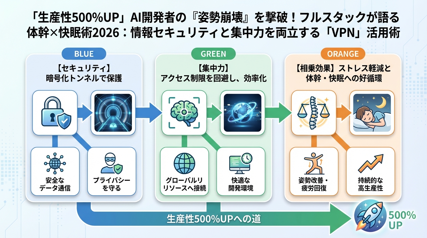 プログラミング 情報セキュリティと集中力を両立する「VPN」活用術