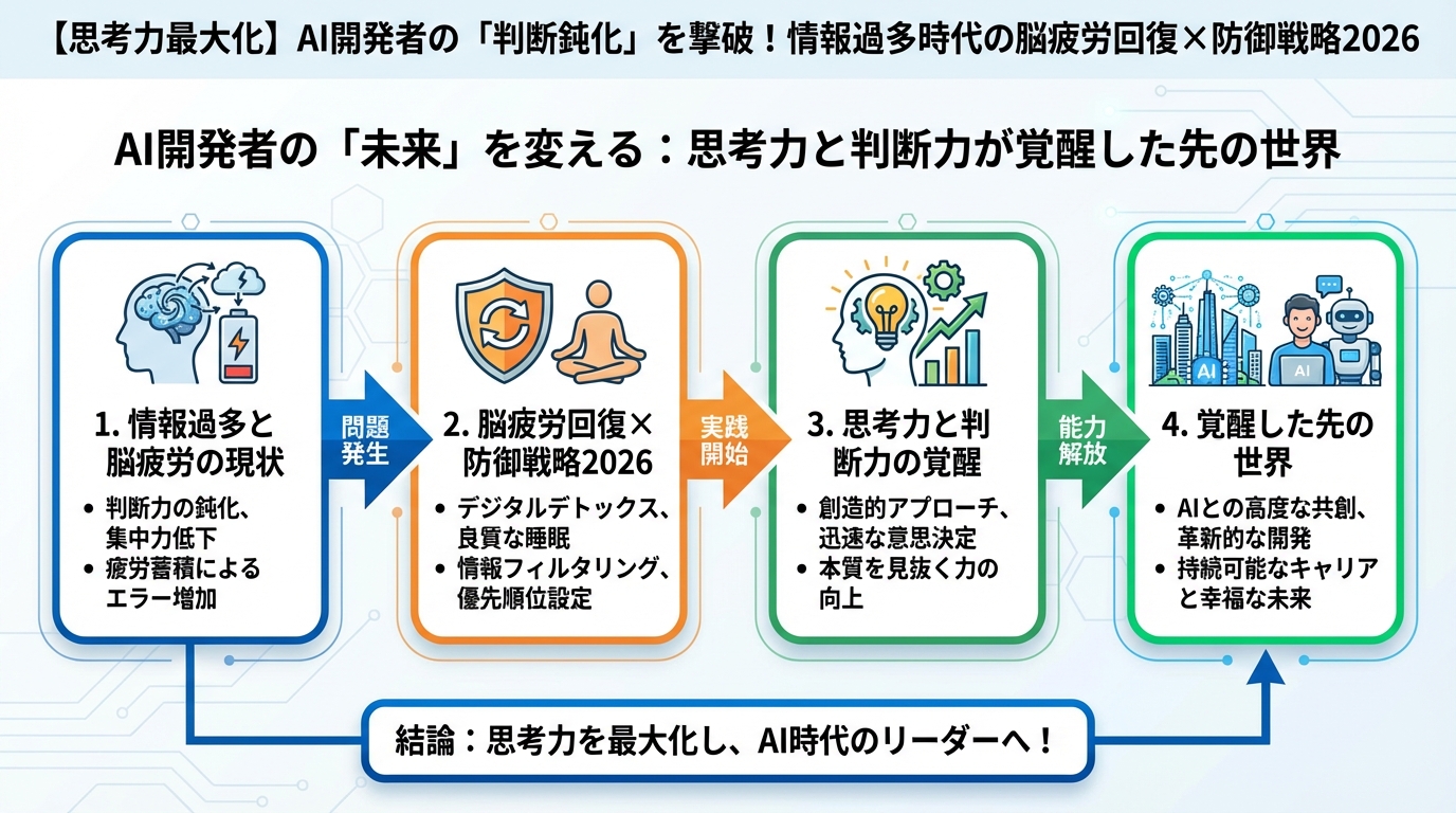 プログラミング AI開発者の「未来」を変える:思考力と判断力が覚醒した先の世界
