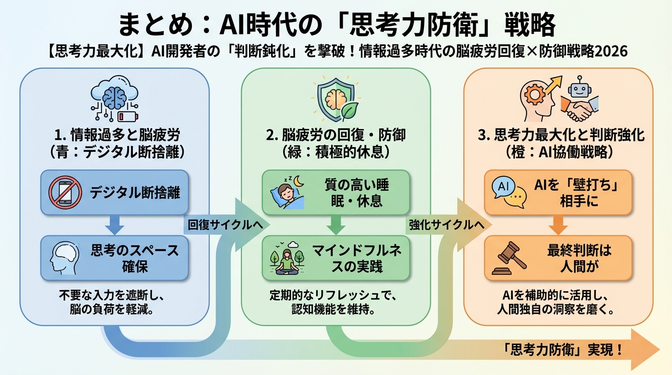 プログラミング まとめ:AI時代の「思考力防衛」戦略