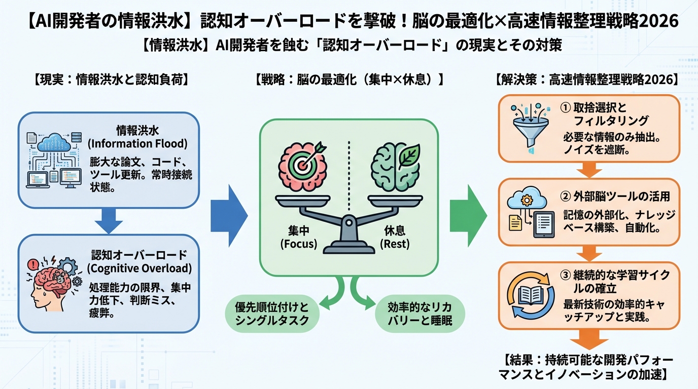 プログラミング 【情報洪水】AI開発者を蝕む「認知オーバーロード」の現実