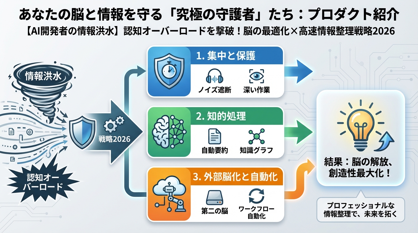 プログラミング あなたの脳と情報を守る「究極の守護者」たち:プロダクト紹介