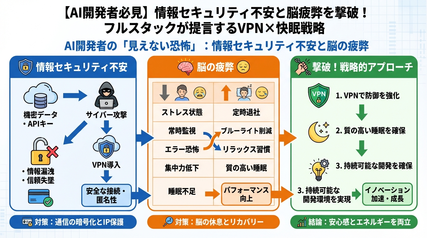 開発ツール AI開発者の「見えない恐怖」:情報セキュリティ不安と脳の疲弊